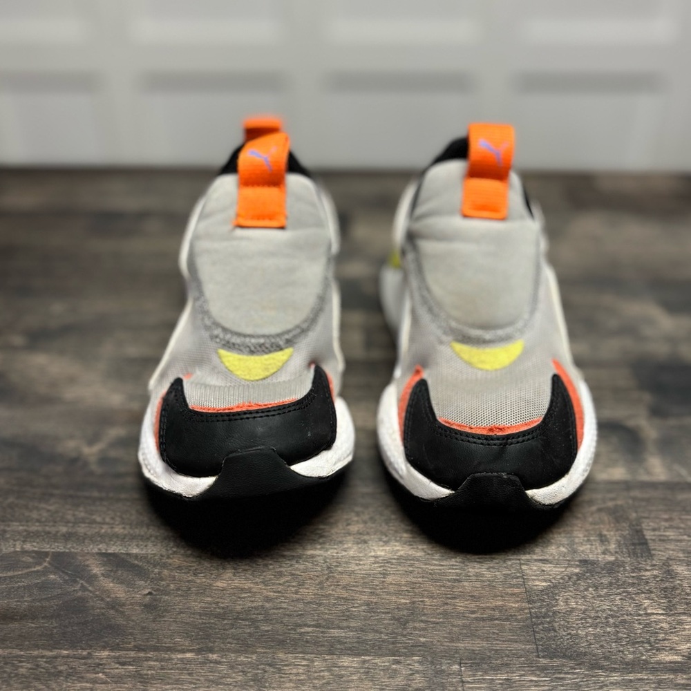 Puma Orange and Yellow Sneakers with Slip-On Design - Picture 3 of 6